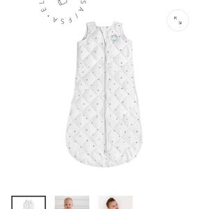 White Quilted Kids Sleeping Bag